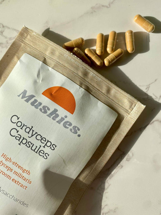 Cordyceps Extract Capsules (0.5% Cordycepin) - For PERFORMANCE & ENERGY