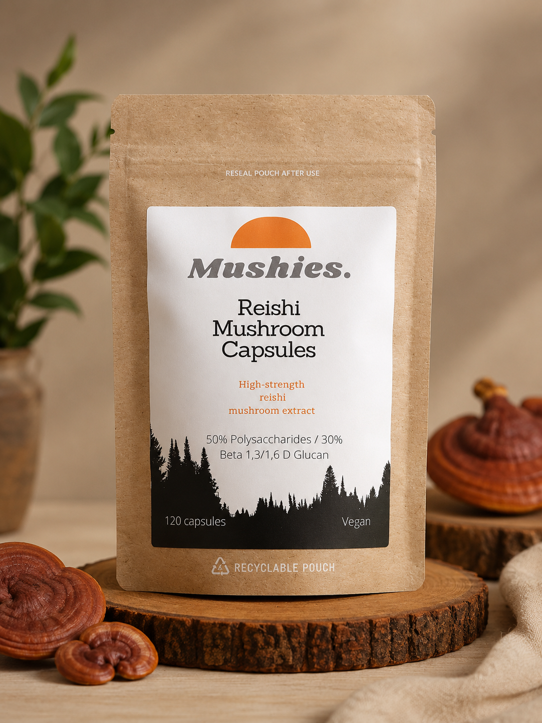 Reishi Capsules (High Strength)