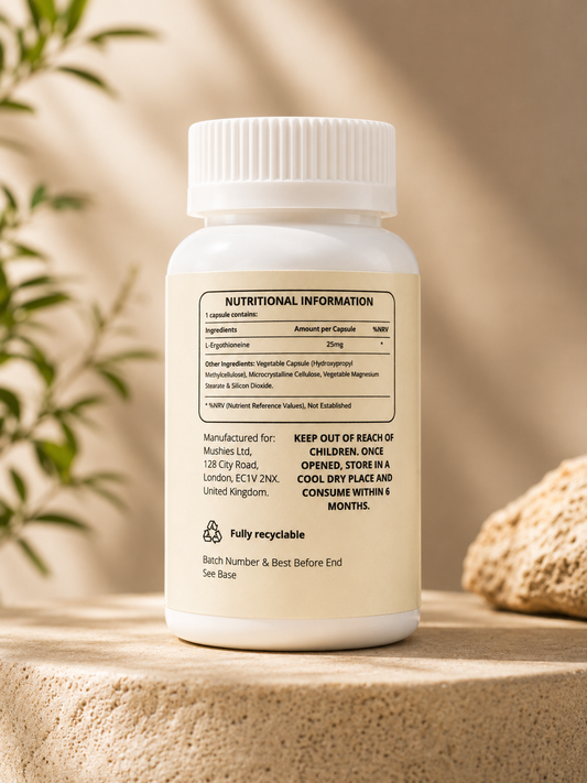 L-Ergothioneine - 25mg Cognition & Longevity Support